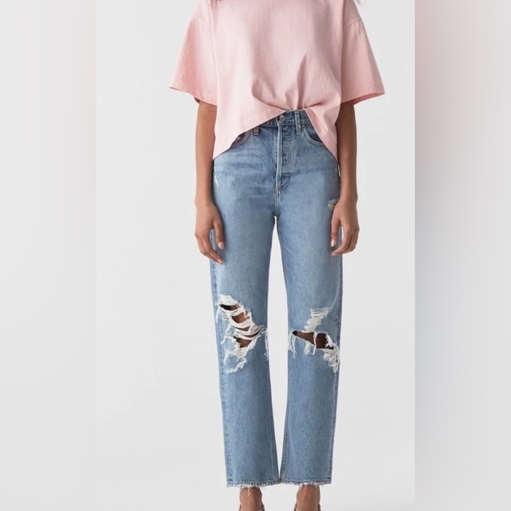 AGOLDE - 90's Mid Rise Loose Fit in Fall Out Size 22